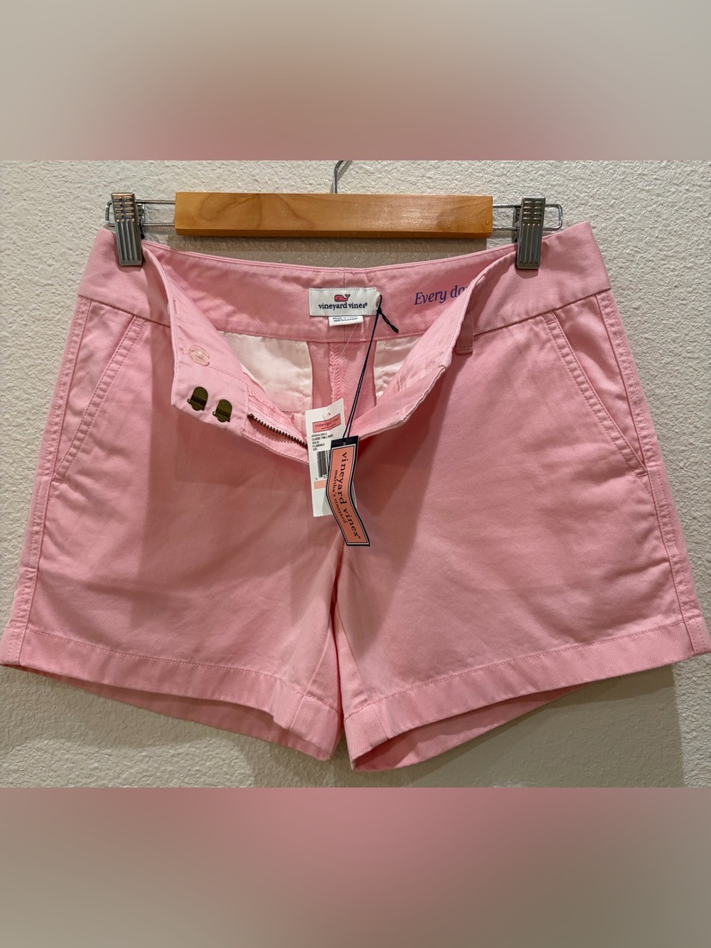 NWT Vineyard Vines Light Pink Classic Twill Shorts 100% cotton